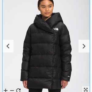 Women’s like new (repaired by NORTHFACE) NORTHFACE jacket.